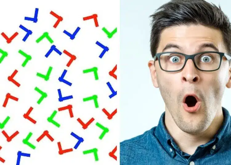 Хората, които могат да намерят буквата "Т" на този IQ тест в рамките на 10 секунди, са надарени 1