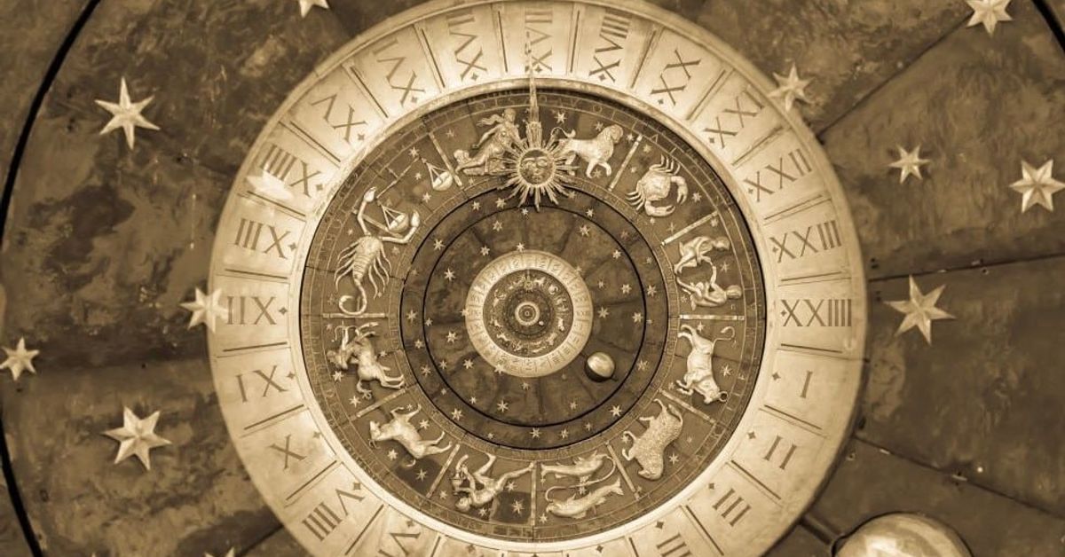 Хороскопските знаци, които са най-спокойни в кризисни ситуации Старинен астрономически часовник със зодиакални знаци и римски цифри