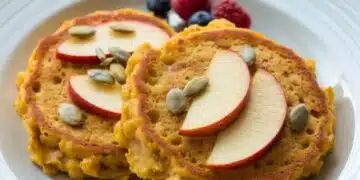Плодова вкусотия за закуска за няколко минути: ярки есенни палачинки 6