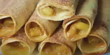 Бързи ябълкови рулца на тиган за 5 минути: супер рецепта 2