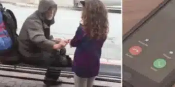 Добрият пример! Малко дете дава храната си на бездомен мъж, но след период от време се случило това 1