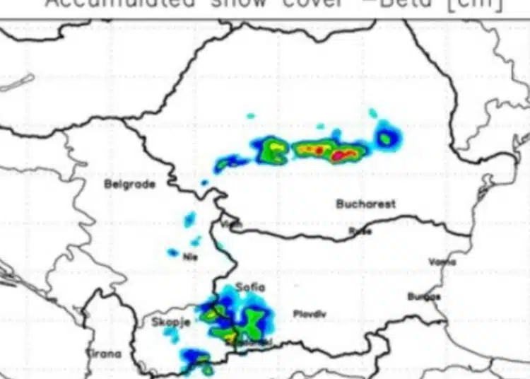 От Meteo Balkans прогнозират тази вечер възможни валежи от сняг и предупредиха за възможни заледявания 1
