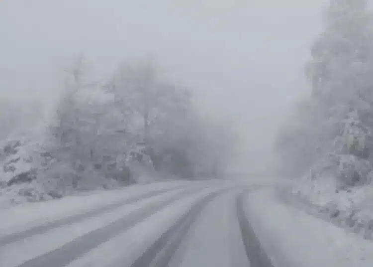 У нас на това място има вече метри сняг, няма мърдане! 1