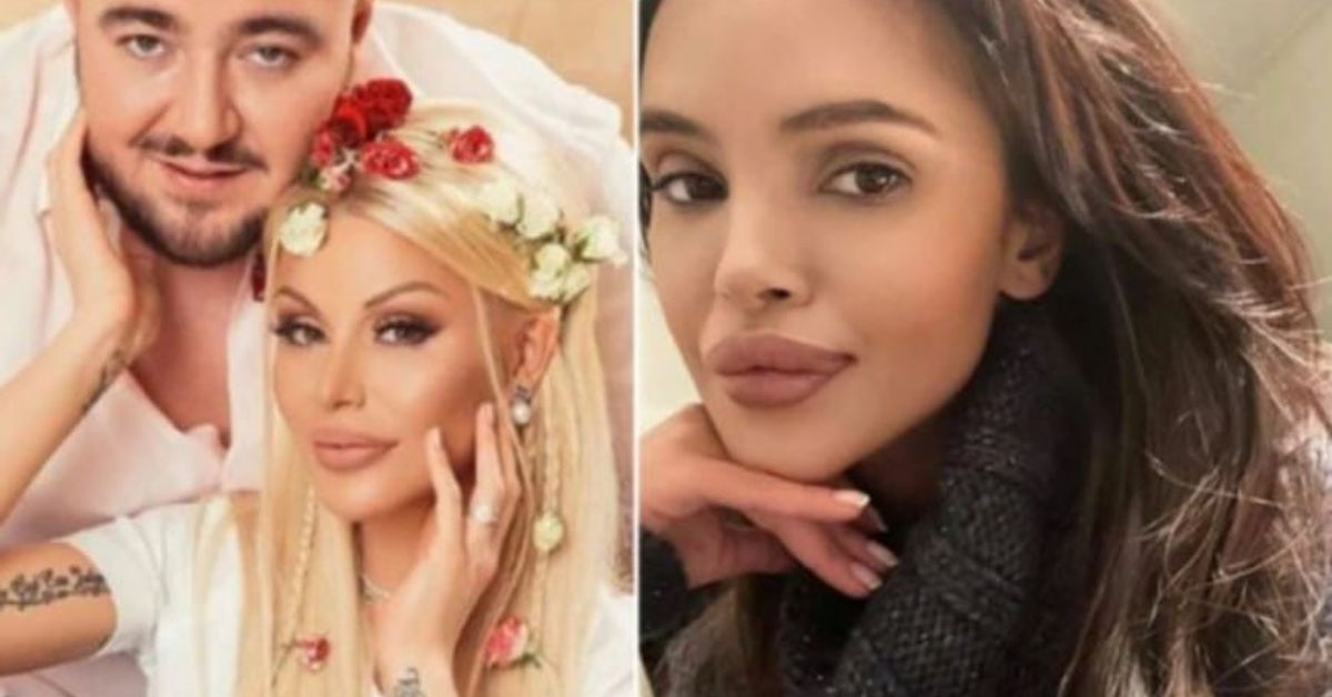 Светлана Василева екс Гущерова отговори на поп-фолк певицата Мария и Християн Колаж от снимки на мъж, руса жена с цветя и брюнетка.