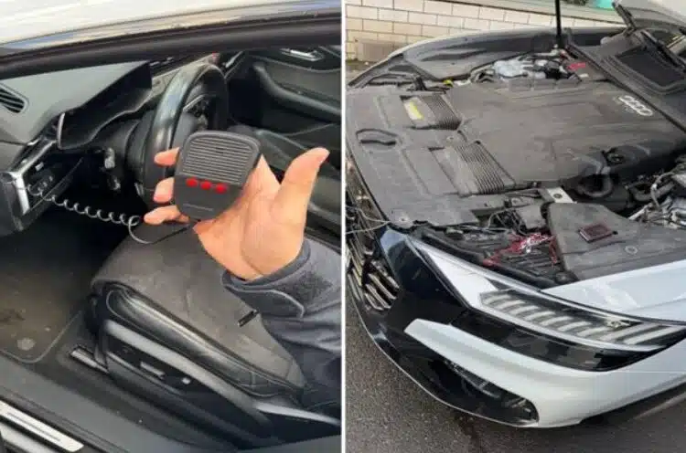 Мъж в Германия управлявал Audi Q 8 със сигнална лампа, сирена и български номера – властите го пипнали 1