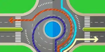 Коя лента трябва да заемете в кръговото кръстовище, за да избегнете нарушаване на правилата за движение: тънкостите 13