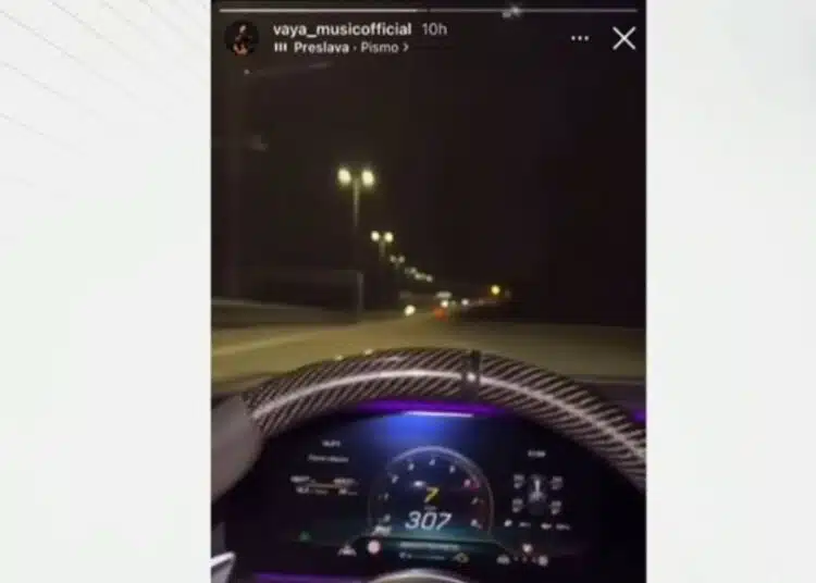 Потрес и безумие! Чалга дива лети със скорост над 300 км в час на магистрала „Тракия“ и сама се „хвали“ за това 1