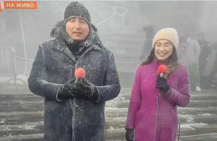 Изцепка на роден репортер в ефира на БНТ от връх Шипка, стъписа зрителите на днешния празник – 3 март 1