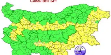В 18 области у нас обявиха жълт код за силен вятър 9