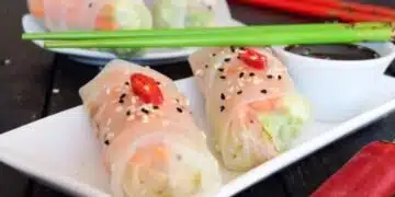 Пролетни рулца от виетнамски пръчици от раци: леко, но впечатляващо предястие 2