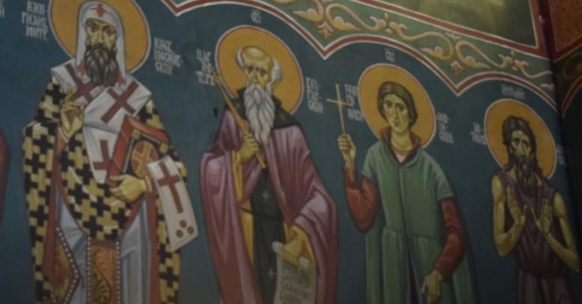 Утре 4 април е църковен празник - традиции и народни знаци, които се спазват Православни фрески на светци в църква, изобразяващи четири фигури.