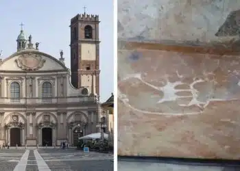 Отпечатък от динозавър в катедралата Sant'Ambrogio: древната мистерия на Виджевано 7 Отпечатък от динозавър в катедралата Sant'Ambrogio: древната мистерия на Виджевано 7
