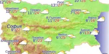 От НИМХ дадоха прогнозата за времето за утре, 24 април 14