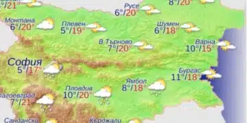 Днес времето е приготвило за някои райони на страната дъжд с гръмотевици, ето къде: 15