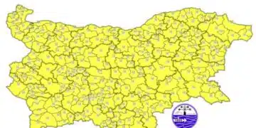 Днес, 7 май, от НИМХ бе издадено предупреждение за цяла България 6