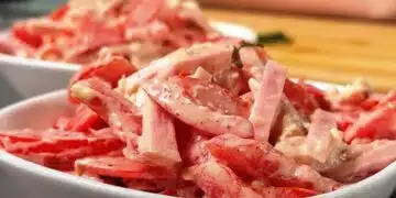 Салата «Розово фламинго» — още една вкусна салата от моята тетрадка 13