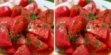 Зашеметяваща рецепта за вкусни леко осолени домати. Когато искате да сервирате нещо домашно приготвено, сезонно и необичайно 3