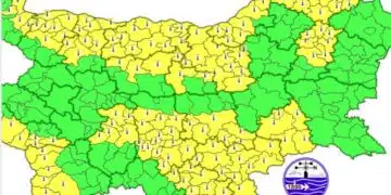 За днес важи ЖЪЛТ код за 18 области в страната, бъдете предупредени! 13