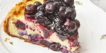 Нежен лимонов пай с боровинки и кисело мляко топ рецепта 6
