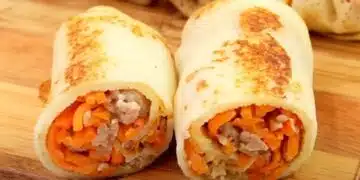 Не е трудно и е много вкусно. Проста рецепта за пълнени палачинки с необичаен пълнеж 6