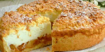 Ябълков пай със суфле крем. Лесен и много вкусен 1