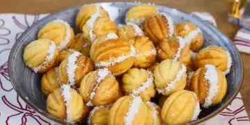 Пълнени орехи с пълнеж "Рафаело" 5