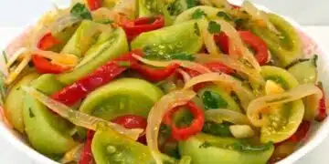 Споделяме рецепта за най-вкусната салата от зелени домати 3
