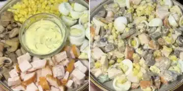 Лятна салата с царевица и пилешко месо: проста и много лесна рецепта 1