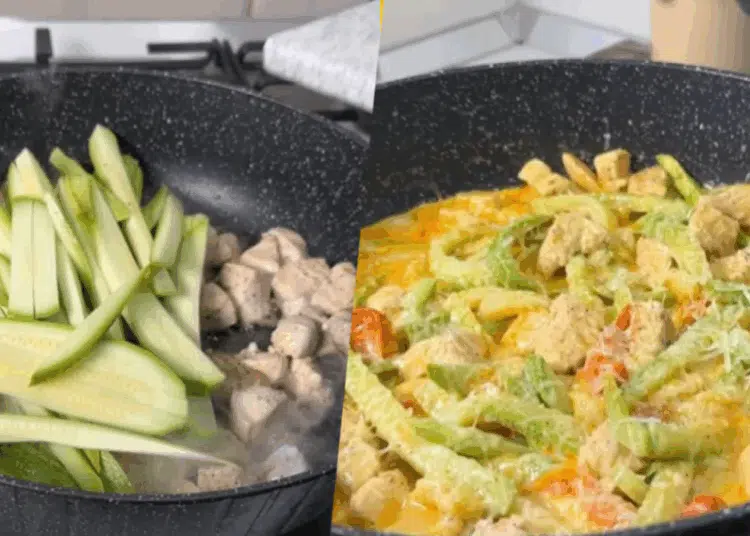 Ако имате тиквички, пилешко месо и домати в хладилника: рецепта за вкусна вечеря 1