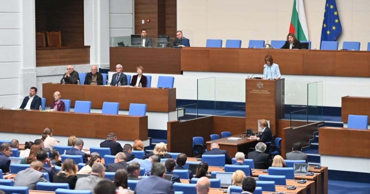 Депутатите решават за увеличение на минималната пенсия от лятото Депутати и говорителка на заседание на Народното събрание на България