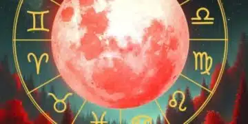 Духовно значение и астрология на Кървавата луна през септември 2025 г. за всеки зодиакален знак 1