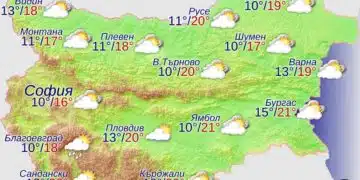 Прогноза за времето в България