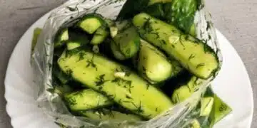 Забравете за бурканите: леко осолени краставици в плик - Топ рецепта за един час 1