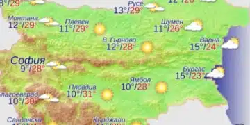 В сряда, 24 септември ни очакват зимни и летни температури 3