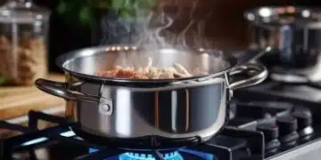 Готвене на пара с тенджера.