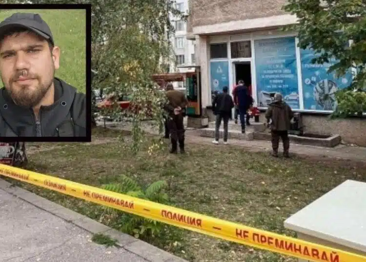 Сцена на инцидент с полиция.