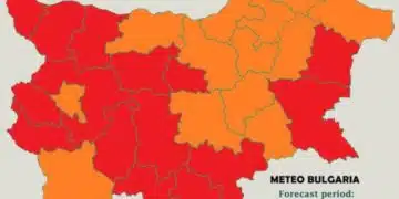 Метеорологична карта на България
