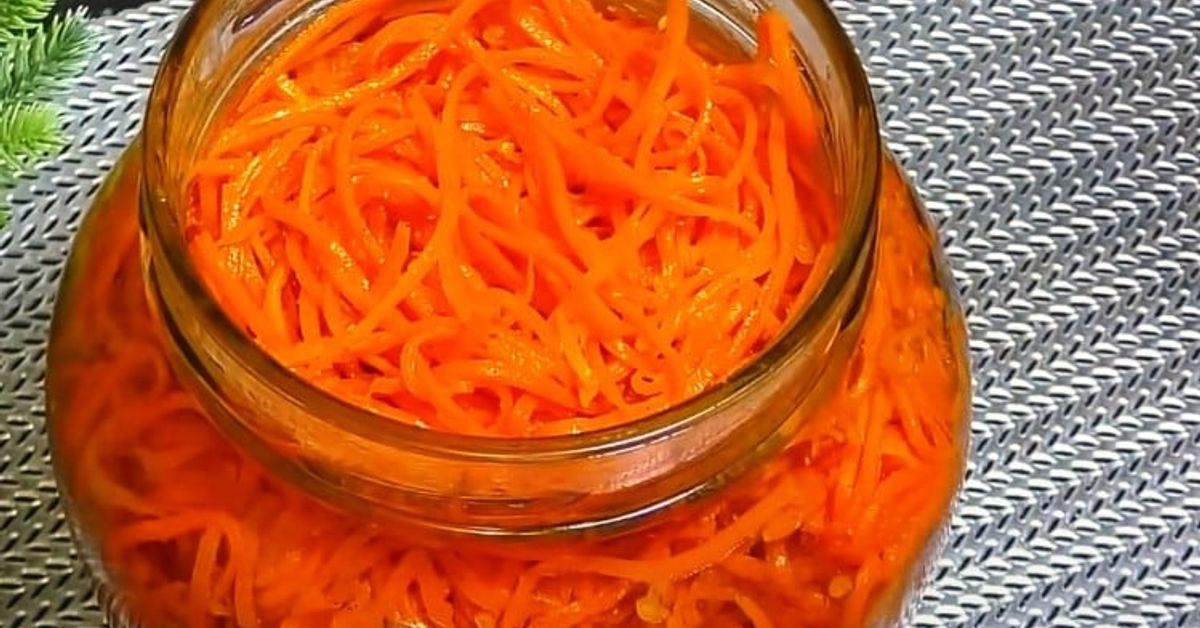 Тайната на хрупкавите и ароматни корейски моркови Мариновани моркови в стъклен буркан