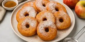 Ябълкови понички, точно като в детството: нежни, ароматни и много вкусни 1