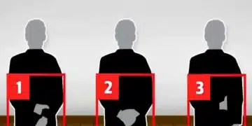 Три силуета с ръце зад гърба