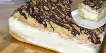 Сладка торта с крем и шоколад