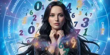 Жена сред числа и зодии