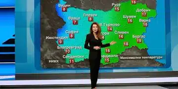 Метеорологична карта на България