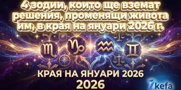 4 зодии, които ще вземат решения, променящи живота им, в края на януари 2026 г. 2