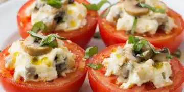 Взимам домати и гъби и правя вкусно предястие във фурната 1