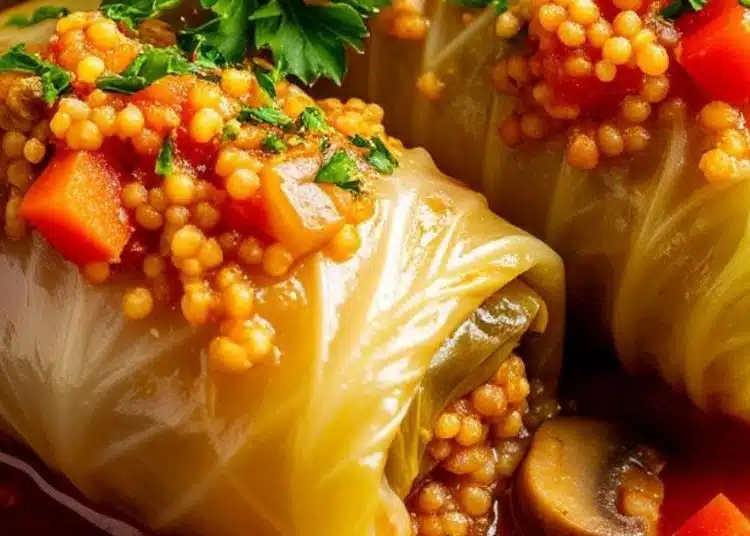 Вкусно топло ястие за вечеря без месо: умопомрачителни зелеви сарми с просо – готвя, навивам и си почивам 1