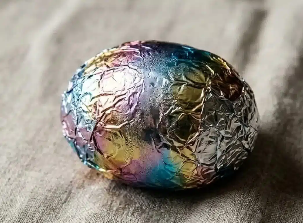 Космически мрамор или злато? Два начина за боядисване на яйца с фолио, които ще впечатлят всички 3